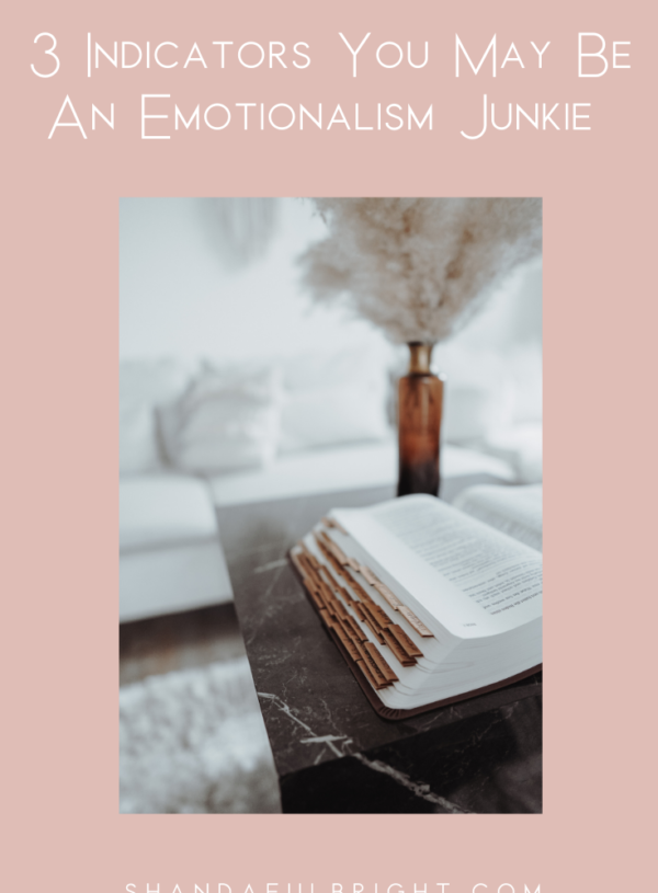 3 Indicators You May Be An Emotionalism Junkie