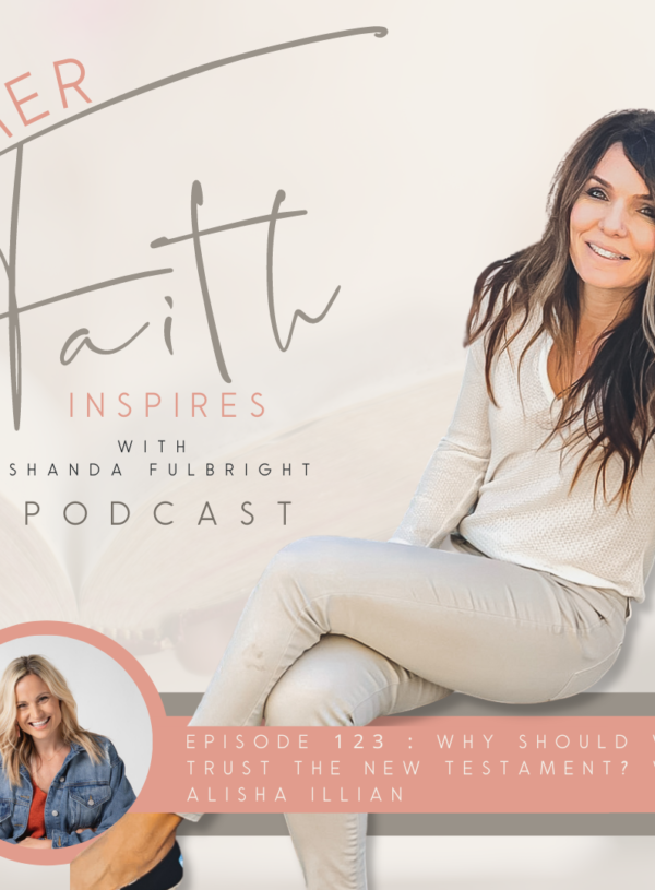 HER FAITH INSPIRES 123 : Why should we trust the New Testament? With Alisha Illian