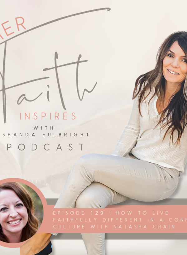 HER FAITH INSPIRES 129 : How to live faithfully different in a confused culture with Natasha Crain