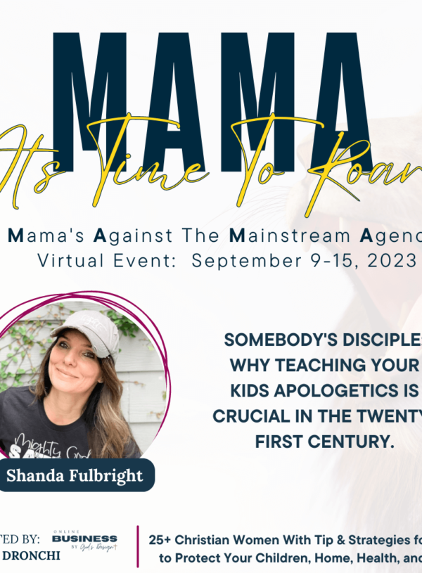 Shanda Fulbright 600x815 - MAMA - it's time to roar! Virtual Conference